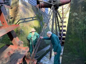 Waterwheel repairs