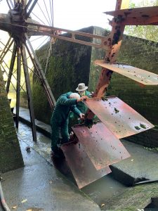 Waterwheel repairs
