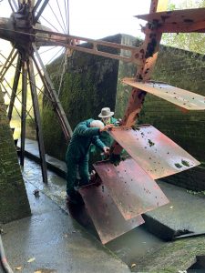 Waterwheel repairs