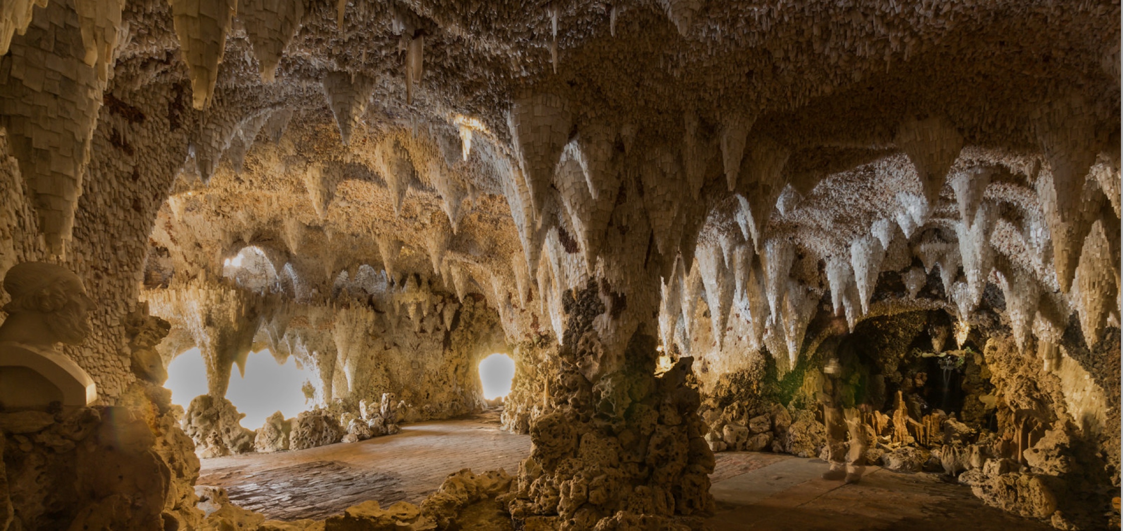 The Crystal Grotto at Painshill Park - the highlight of your visit