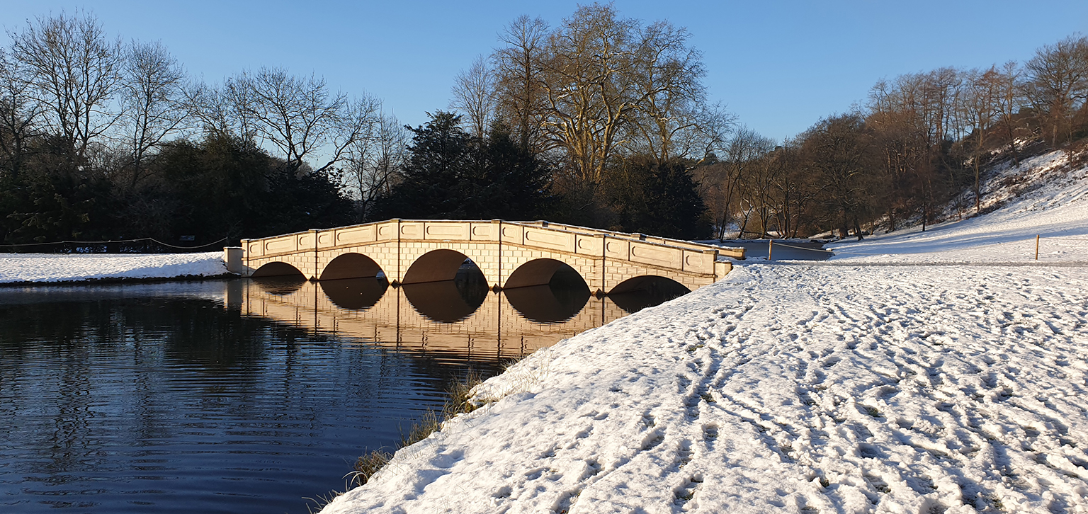 Bridge in winter