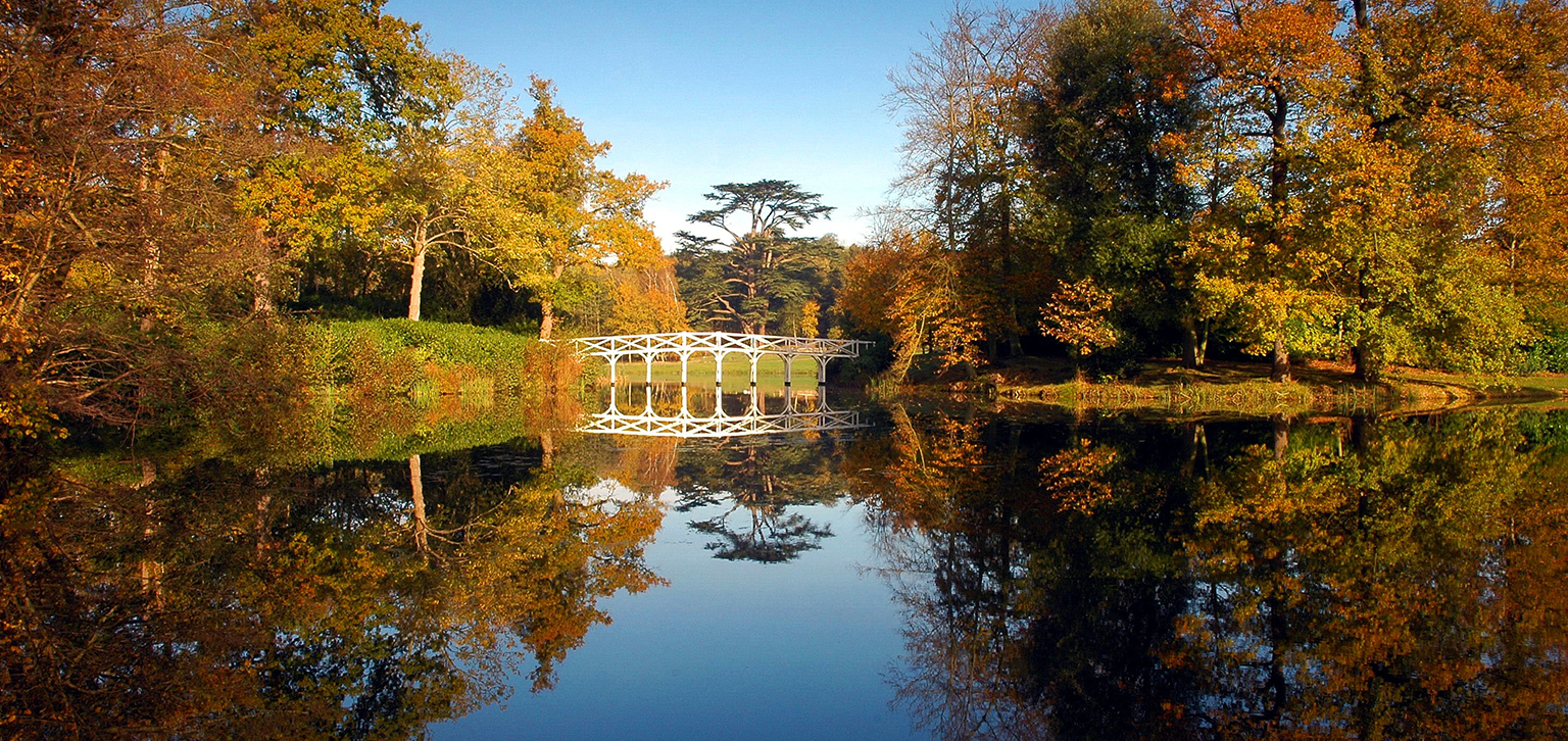 Chinese Bridge in autumn