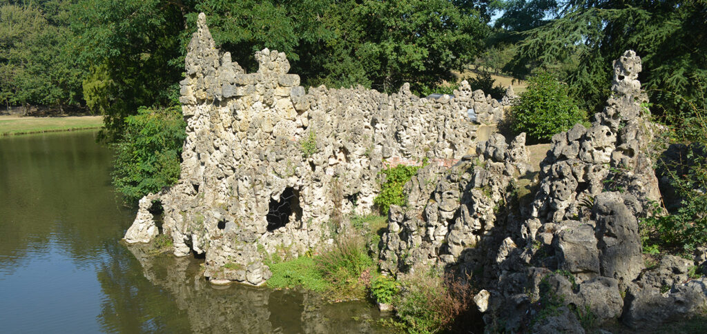 Crystal Grotto in water