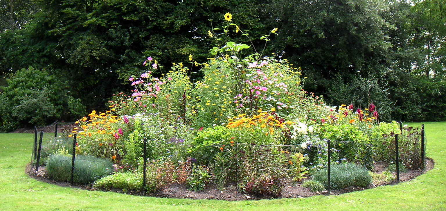 Flower bed at Painshill