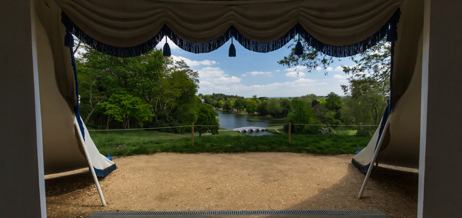 From inside the Turkish Tent