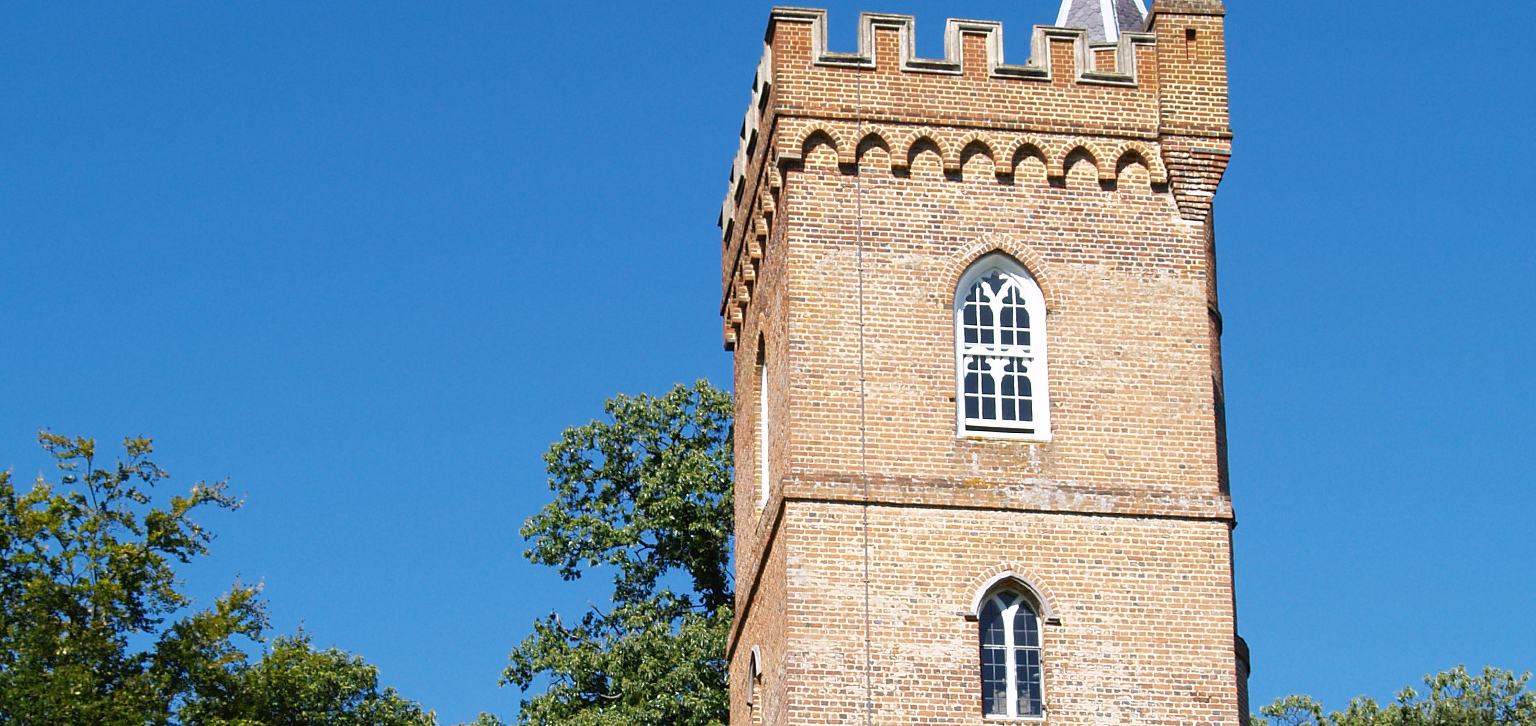 The Gothic Tower against blue sky