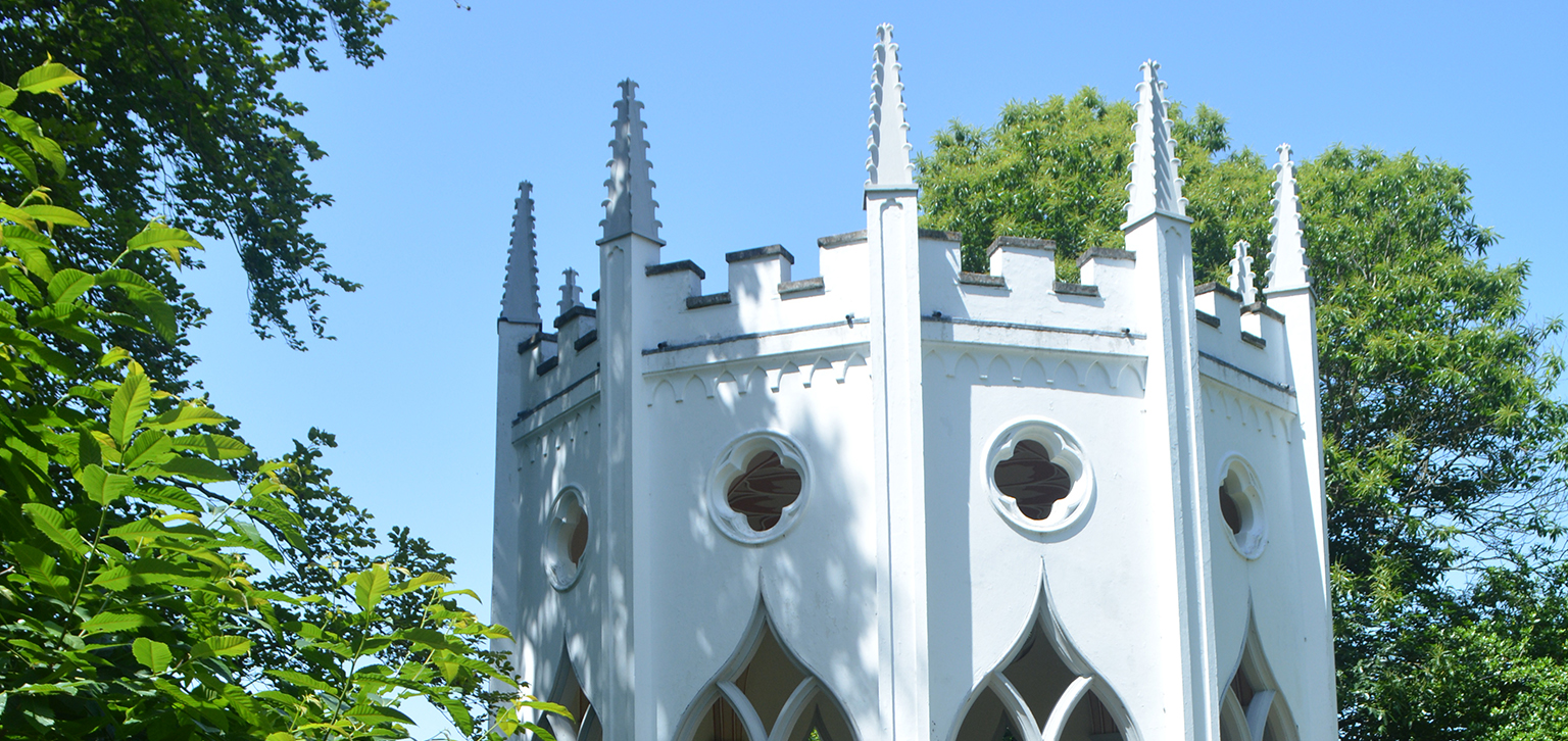 Spires on Gothic Temple