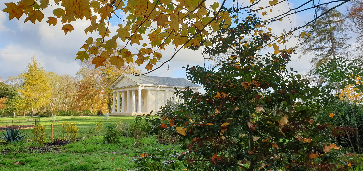 Temple of Bacchus in Autumn