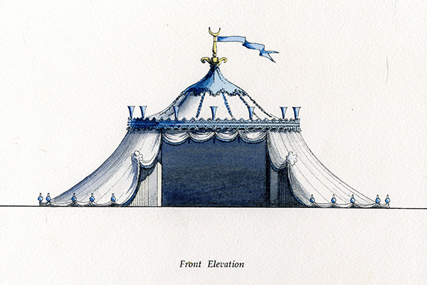 Painshill Turkish Tent Illustration