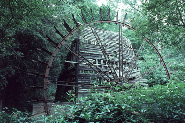 Painshill Water Wheel - July 1986