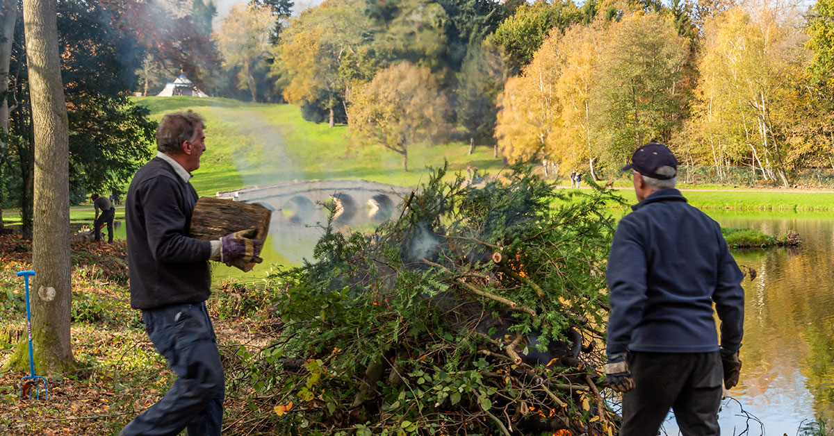 volunteering at Painshill