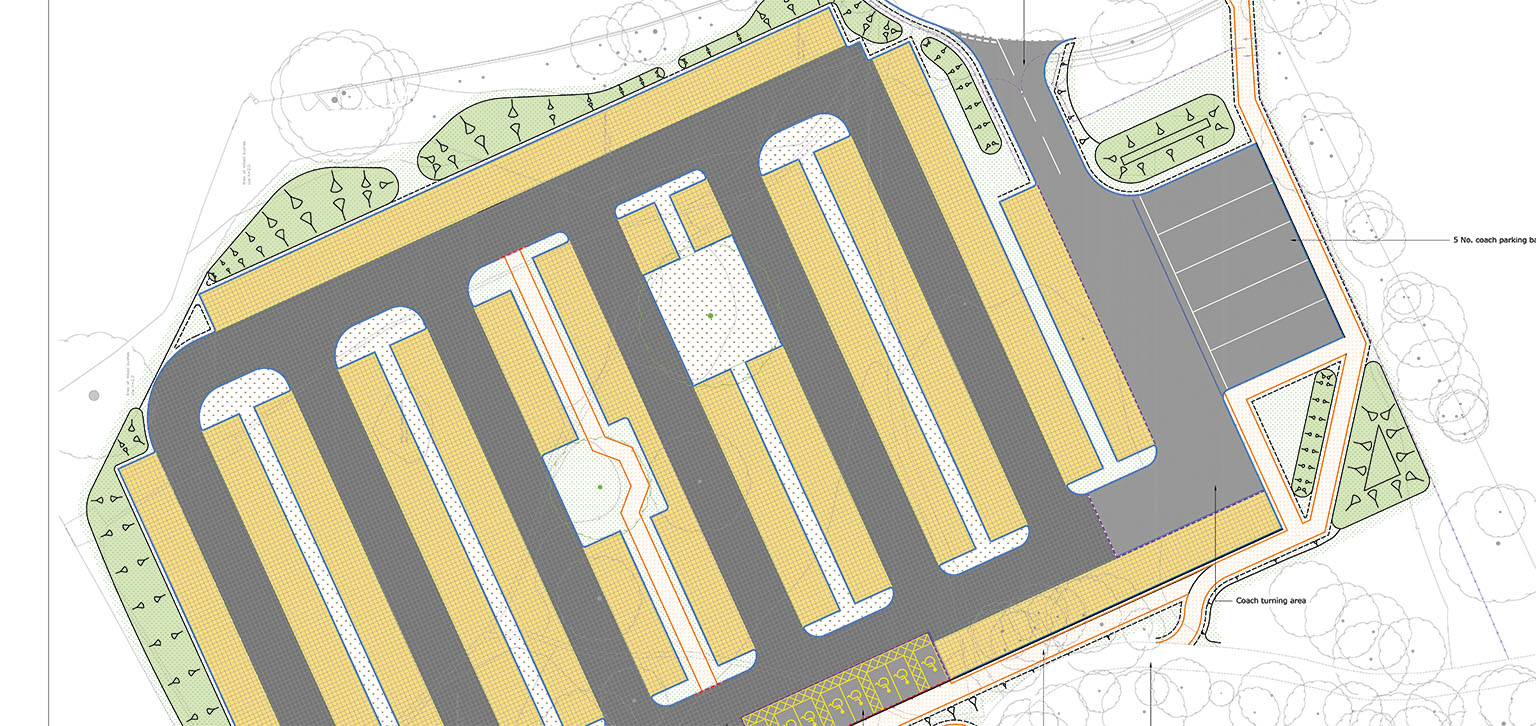 New Car Park at Painshill