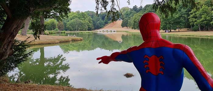 Superhero trail at Painshill