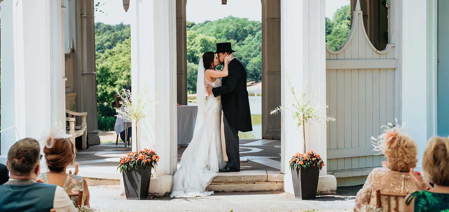 Painshill Weddings in he Gothic Temple