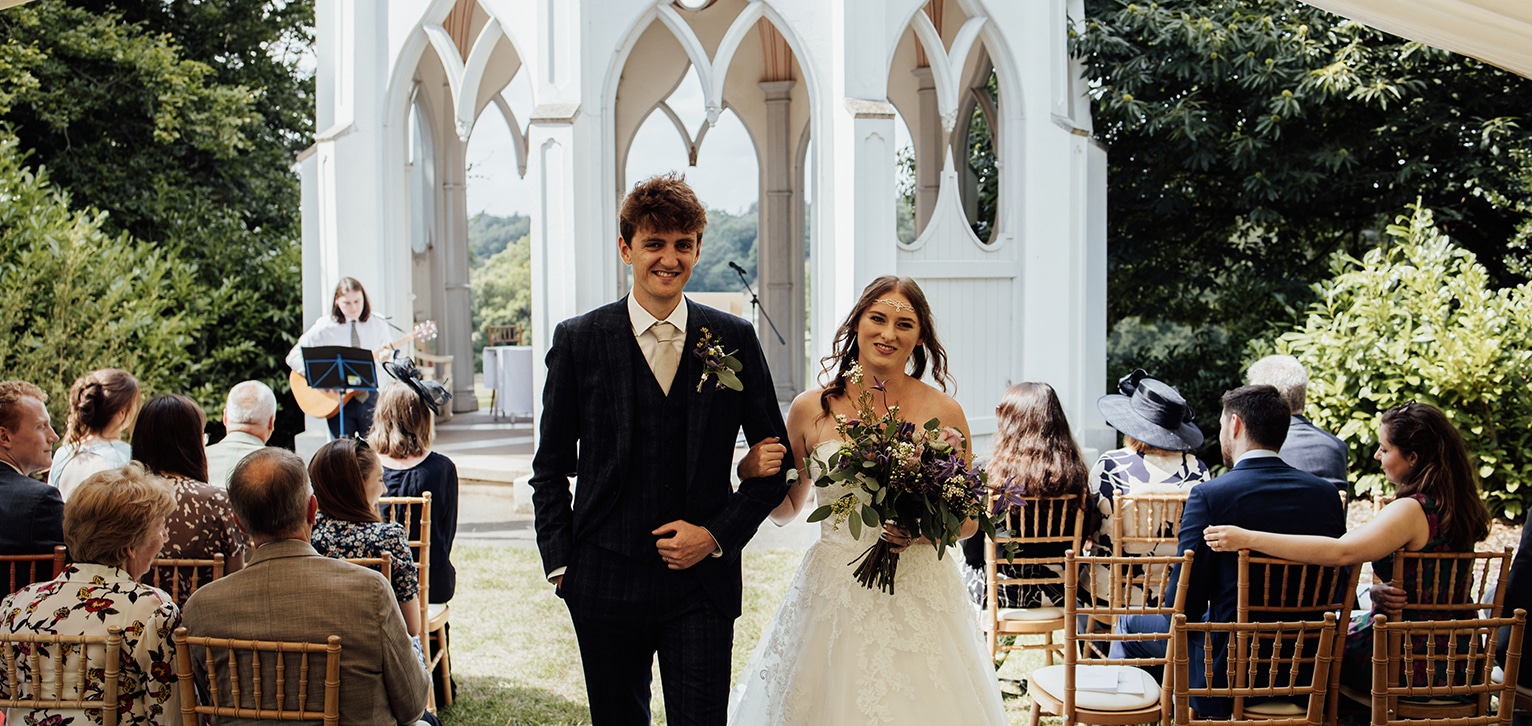 Painshill Weddings in he Gothic Temple