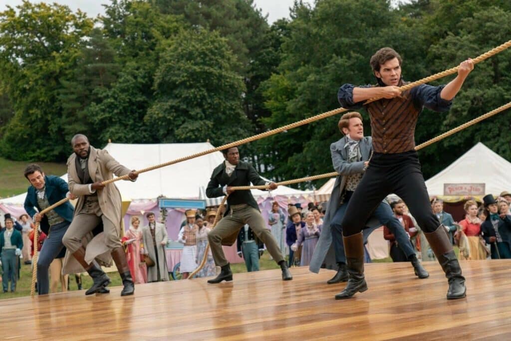 Bridgerton Season 3 - Some scenes filmed at Painshill. Credit - Bridgerton/Netflix